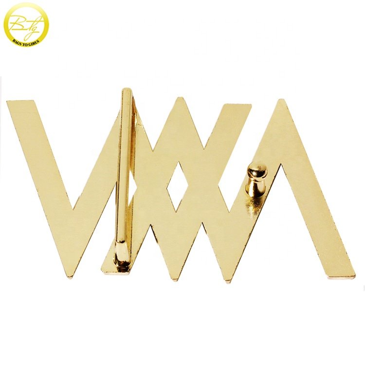 High quality custom rhinestone belt buckle clasp die casting gold letter metal strap clip buckle for lady waist