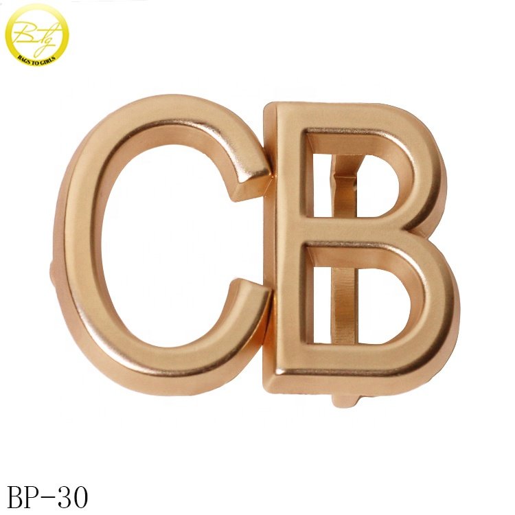 High quality custom rhinestone belt buckle clasp die casting gold letter metal strap clip buckle for lady waist