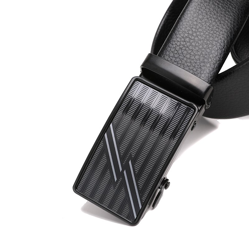 N662 Wholesale Custom New Adjustable Casual Automatic Buckle Leather Belt