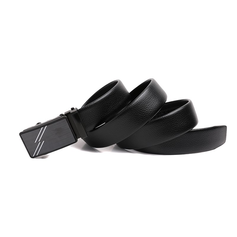 N662 Wholesale Custom New Adjustable Casual Automatic Buckle Leather Belt