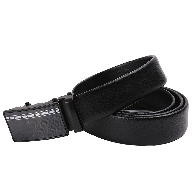 N662 Wholesale Custom New Adjustable Casual Automatic Buckle Leather Belt