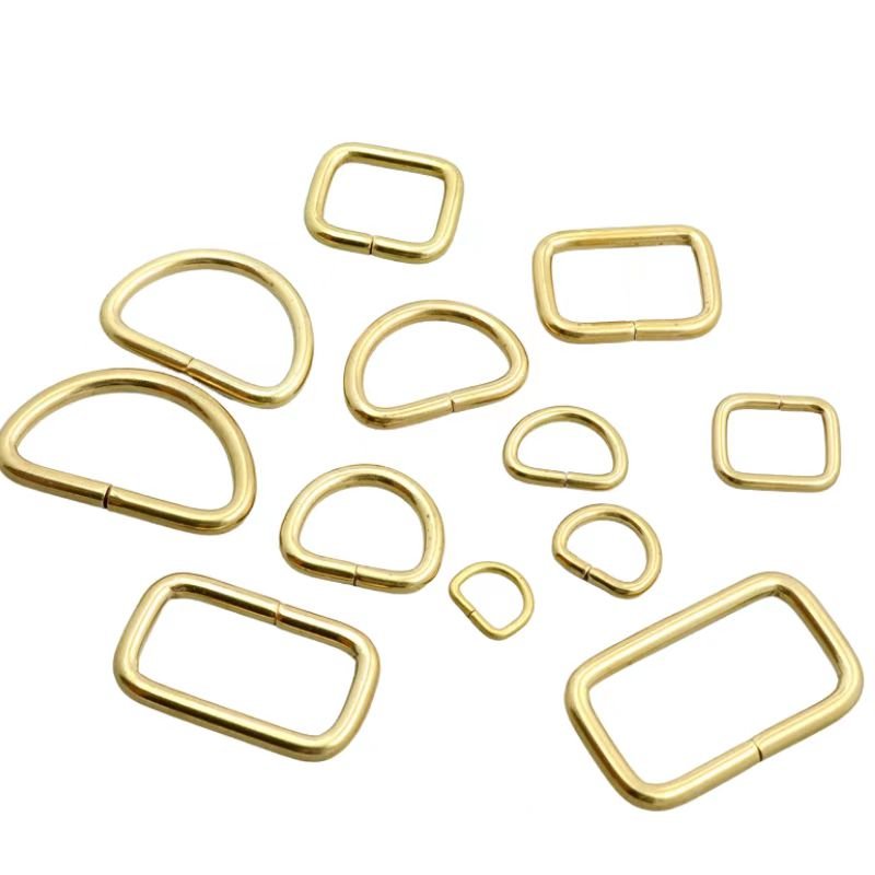 Free Sample Bag Accessories Handle D Ring Iron Factory Supplies Metal Dog Collar Buckle For Handbag
