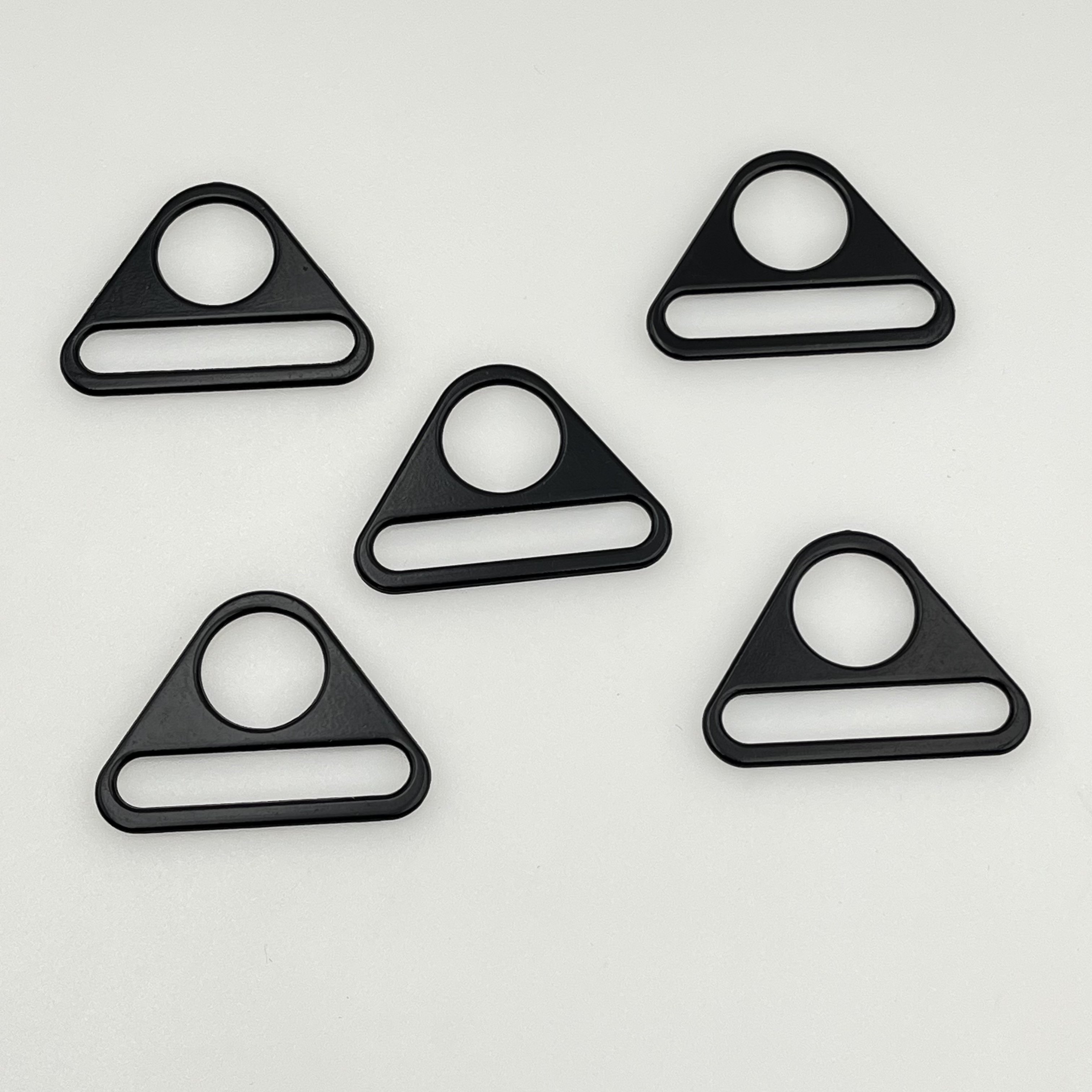Custom backpack Zinc Alloy Adjuster Triangle Ring Round Hole Triangle Buckle Adjustable Buckles For Bag Strap Webbing