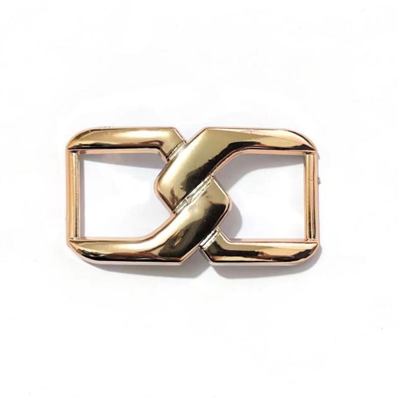 wholesale customized ABS hanging plating buckle accessories decorations for handbag