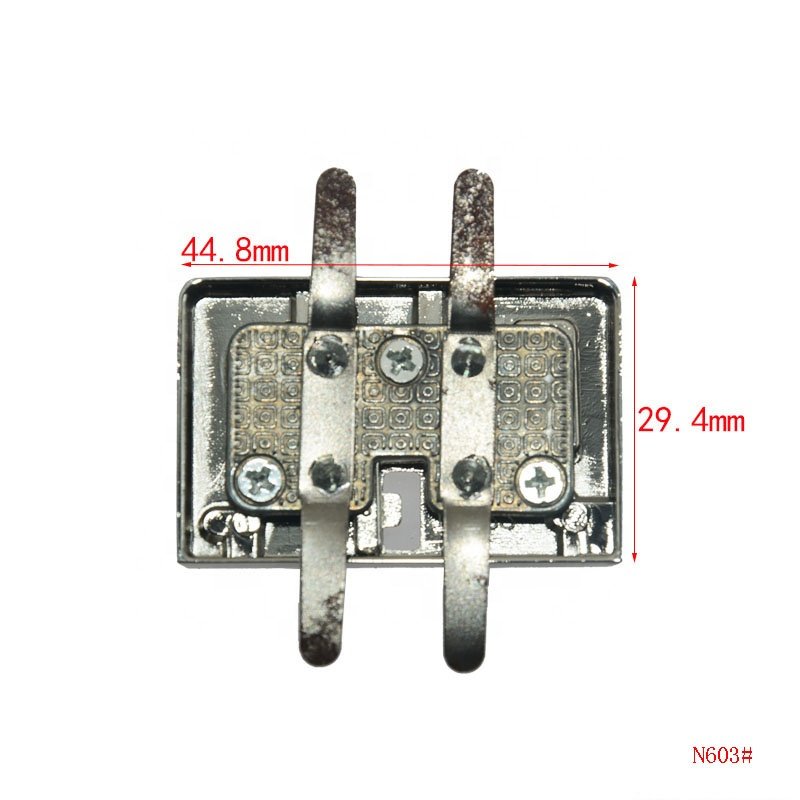 Custom hand bag key lock metal press quick release push buckle closure push lock women metal lock handbag hardware