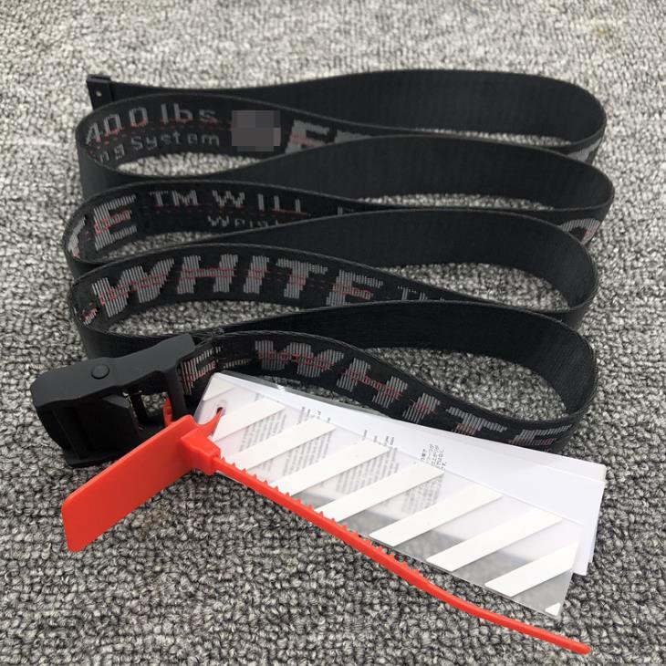 2020 Fashion Industrial PVC Clear Transparent Waist Belt Black Yellow Canvas Nylon Fabric Belt