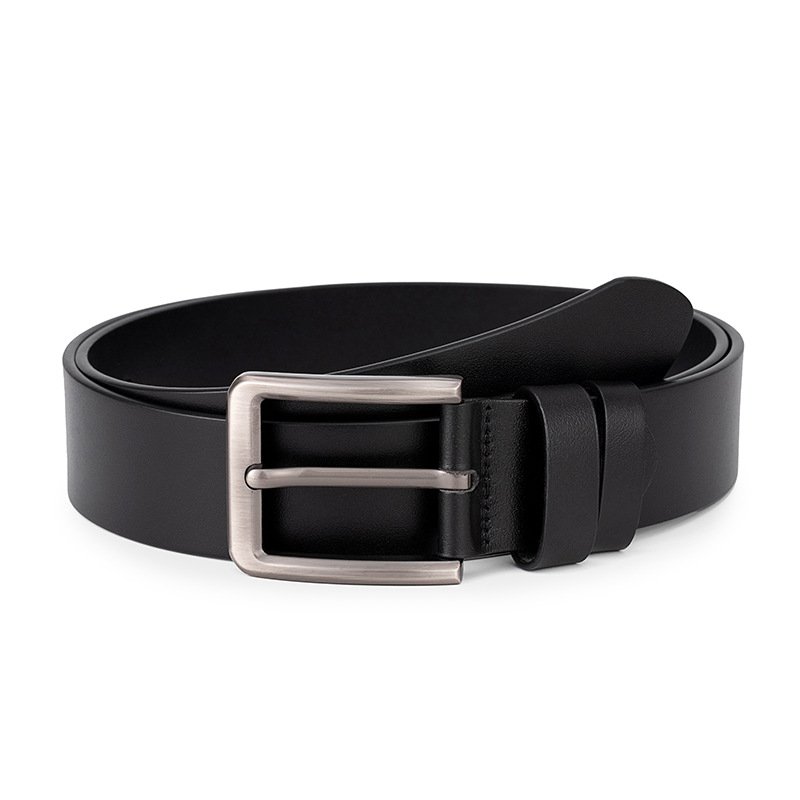 Manufacturer direct sales needle buckle single-layer vegetable tanned leather belt, men's belt brand, fashionable and business