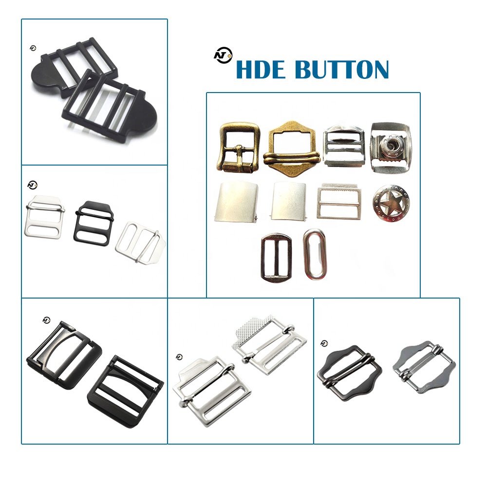20mm Adjustable Metal Ladder Buckle Four-speed Adjusting Lock Slide Buckle