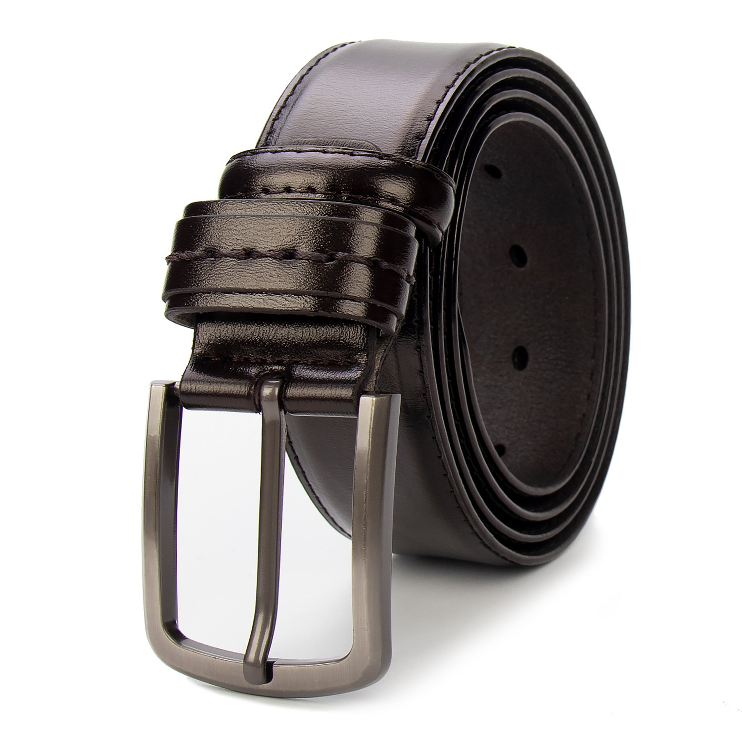 Fashionable New Men's Belt Business Style pin Buckle PU Leather Belt Men's Belt Alloy Buckle