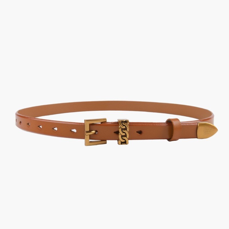 Belt Vintage Trim Belt Alloy Twist Buckle Suit Sweater Waist Slimming Belt Everything Wholesale Customization