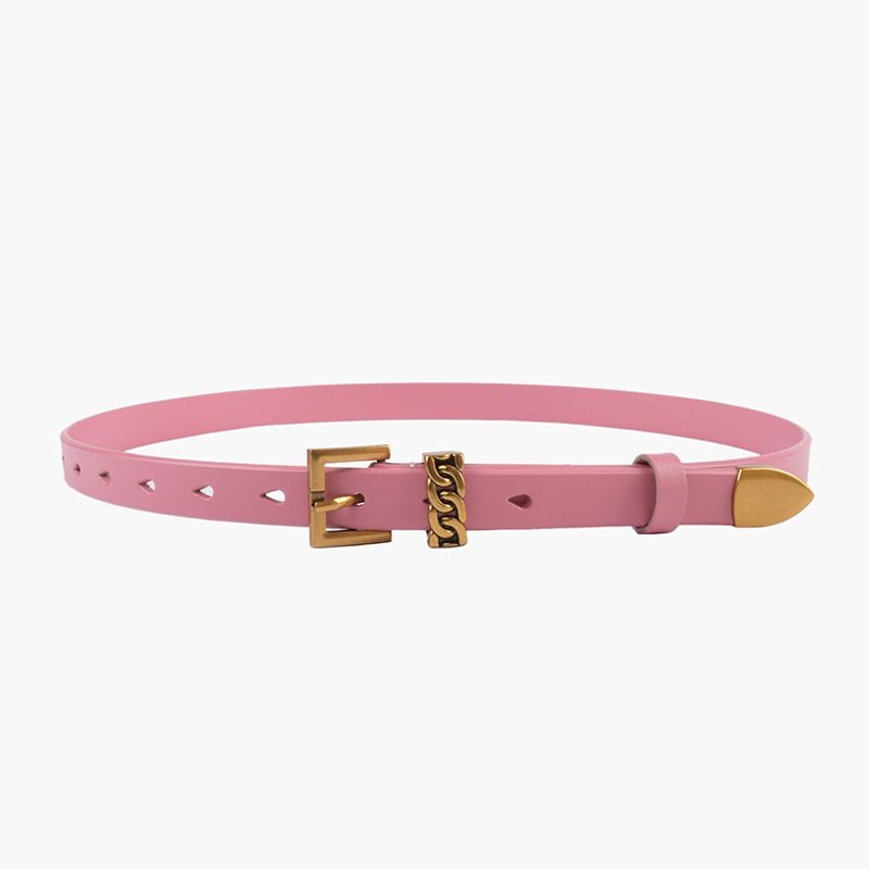 Belt Vintage Trim Belt Alloy Twist Buckle Suit Sweater Waist Slimming Belt Everything Wholesale Customization