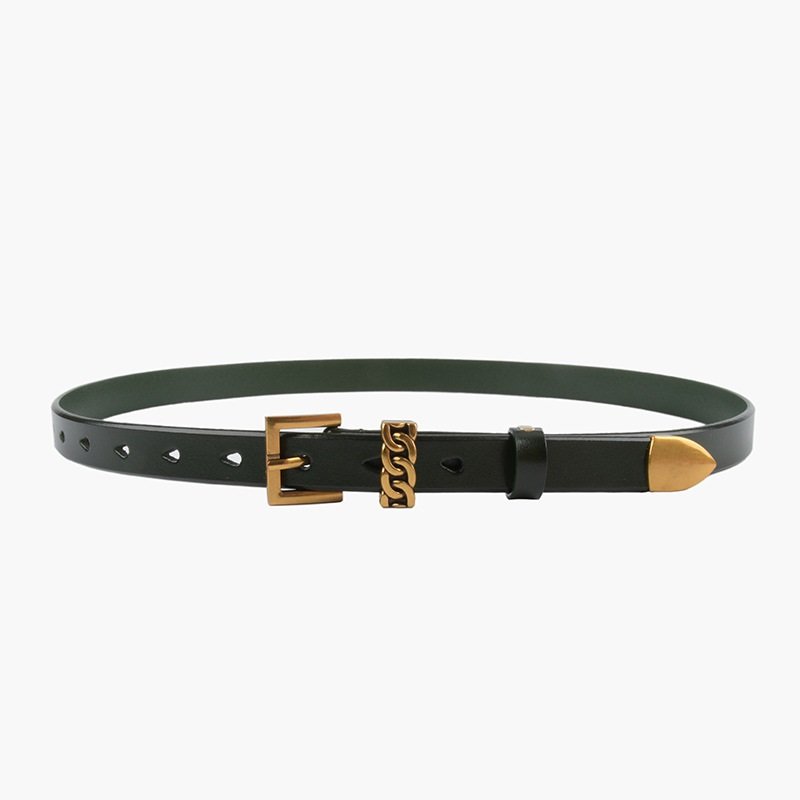 Belt Vintage Trim Belt Alloy Twist Buckle Suit Sweater Waist Slimming Belt Everything Wholesale Customization
