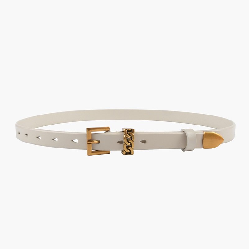 Belt Vintage Trim Belt Alloy Twist Buckle Suit Sweater Waist Slimming Belt Everything Wholesale Customization