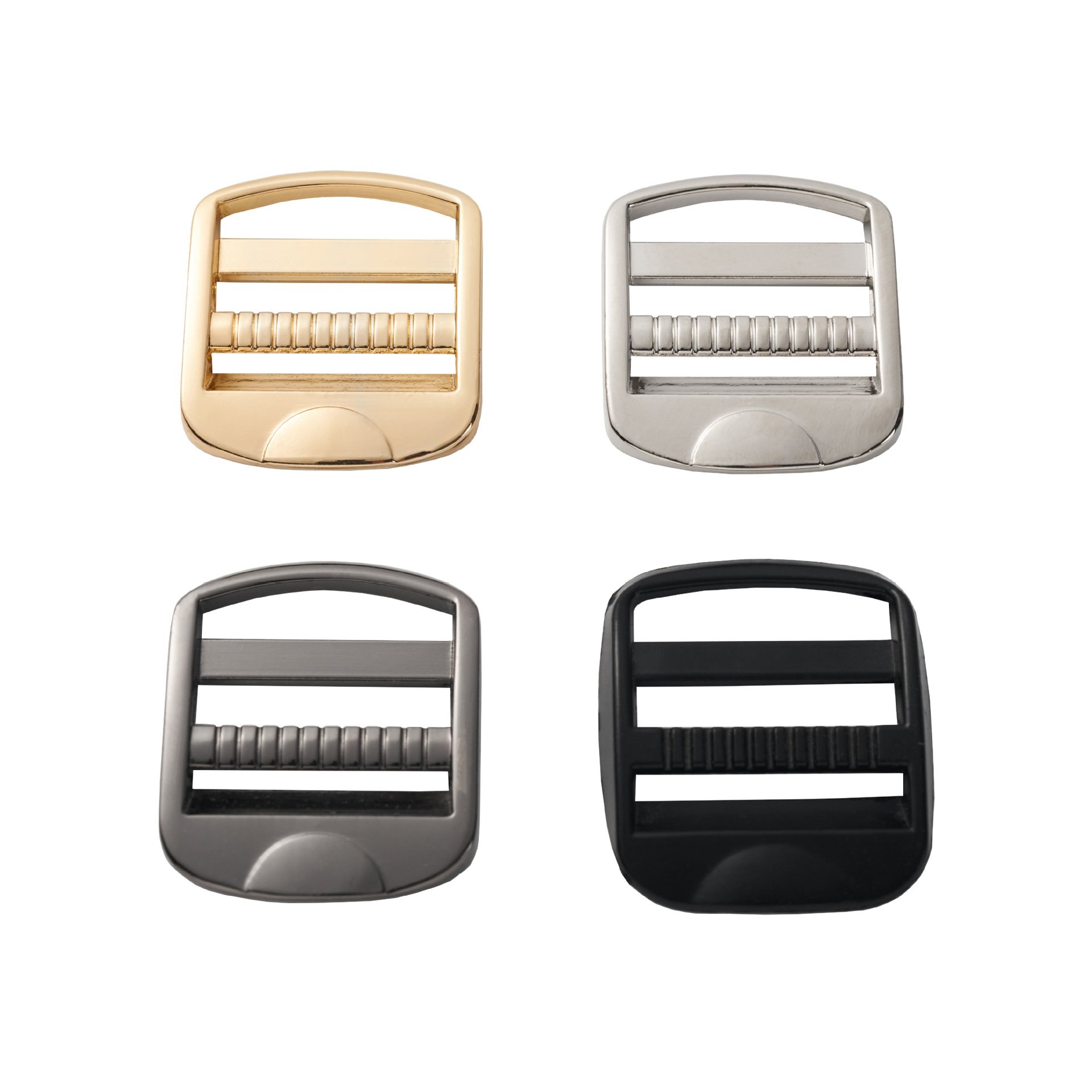 20mm 25mm Strong Metal Ladder Lock Tri-Glide Tension Lock Metal Buckle Slide Buckles Adjustable For Backpack Strap