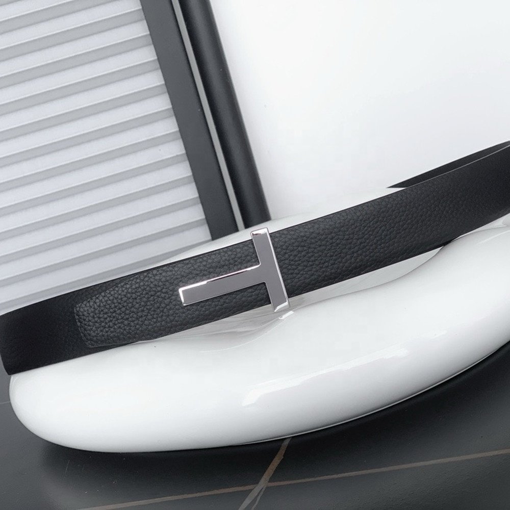 Luxury Brand High Quality Designer With Alloy Slide Buckle 2.5cm 3cm 4cm Wide Reversible V Letter Leather man and woman Belt