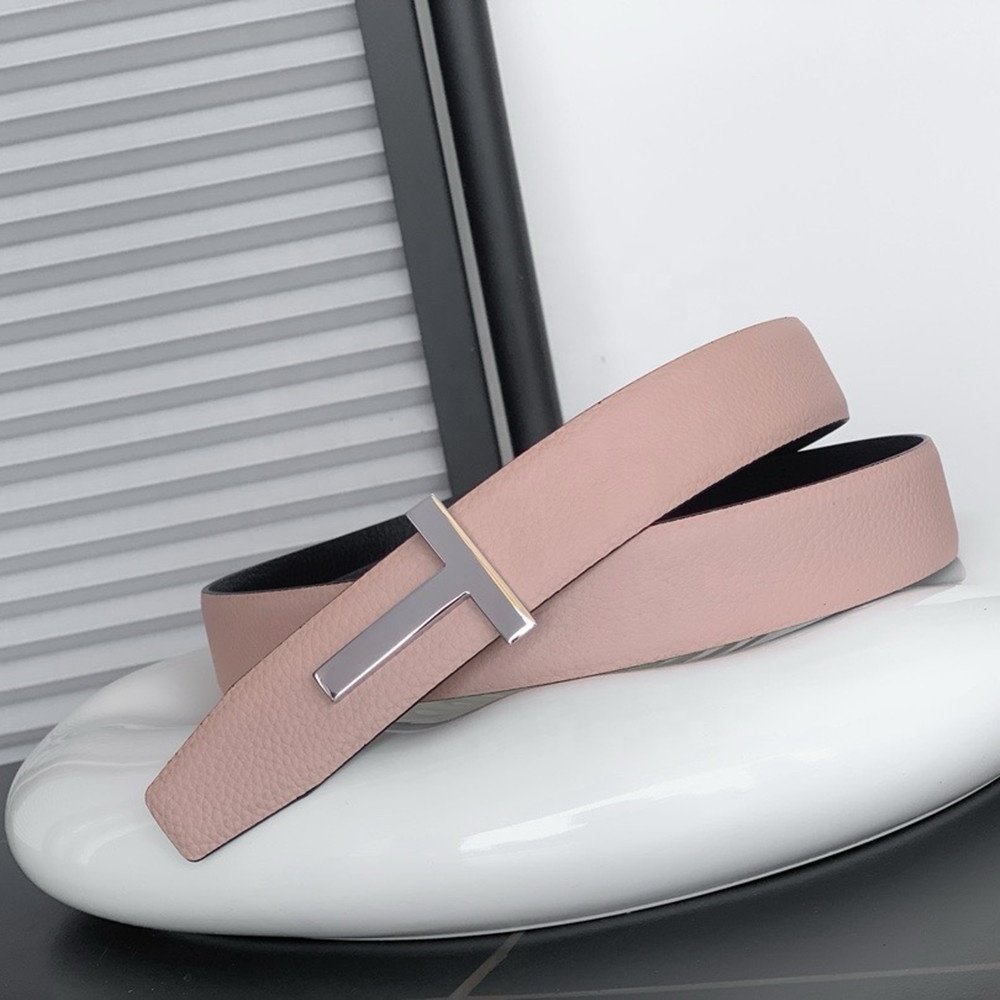Luxury Brand High Quality Designer With Alloy Slide Buckle 2.5cm 3cm 4cm Wide Reversible V Letter Leather man and woman Belt