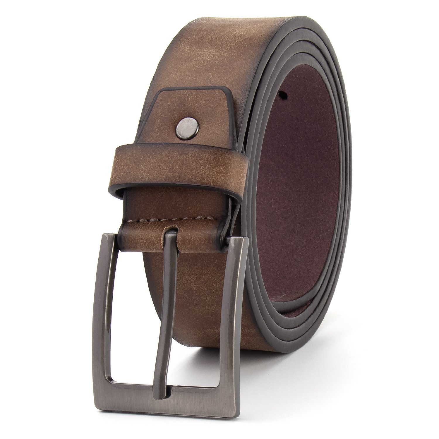 OEM High Quality Casual alloy buckle Leather Belts Embossing Belt pu Leather belt men