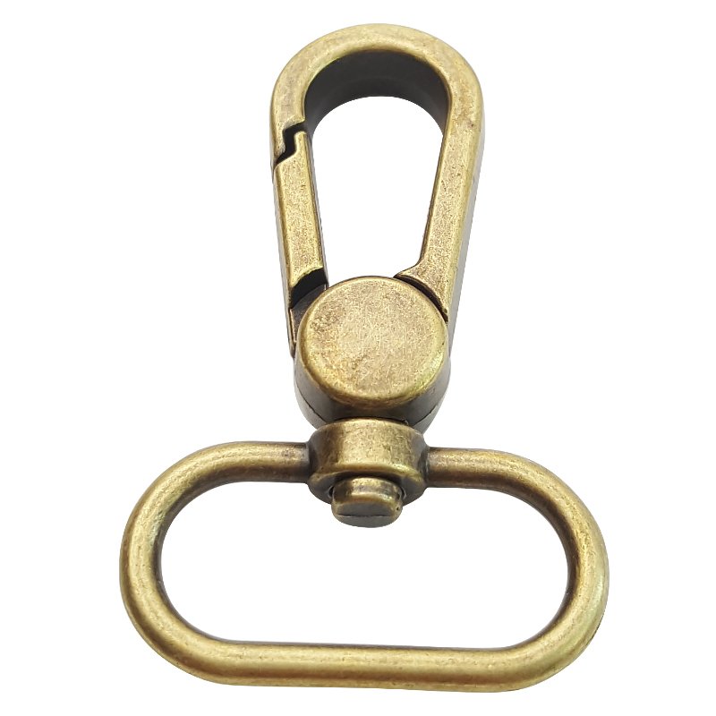 Wholesale 2022 Newest Rainbow Color Metal Keychain Custom Snap Hook Buckle Pet Buckle Carabiner Hook