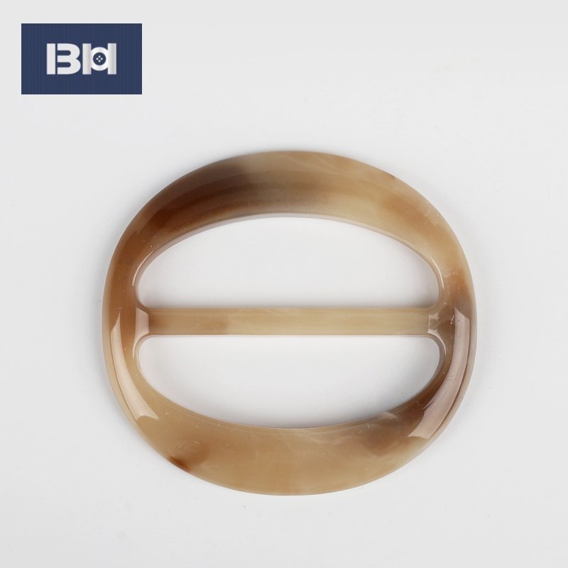 Brown Button Waist Buckle Arrival Wholesale Glitter Resin New Clip Buckles Plastic for Clothes 1000 Pcs Custom Desgin Elegant