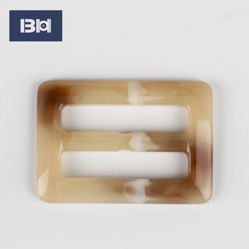 Brown Button Waist Buckle Arrival Wholesale Glitter Resin New Clip Buckles Plastic for Clothes 1000 Pcs Custom Desgin Elegant