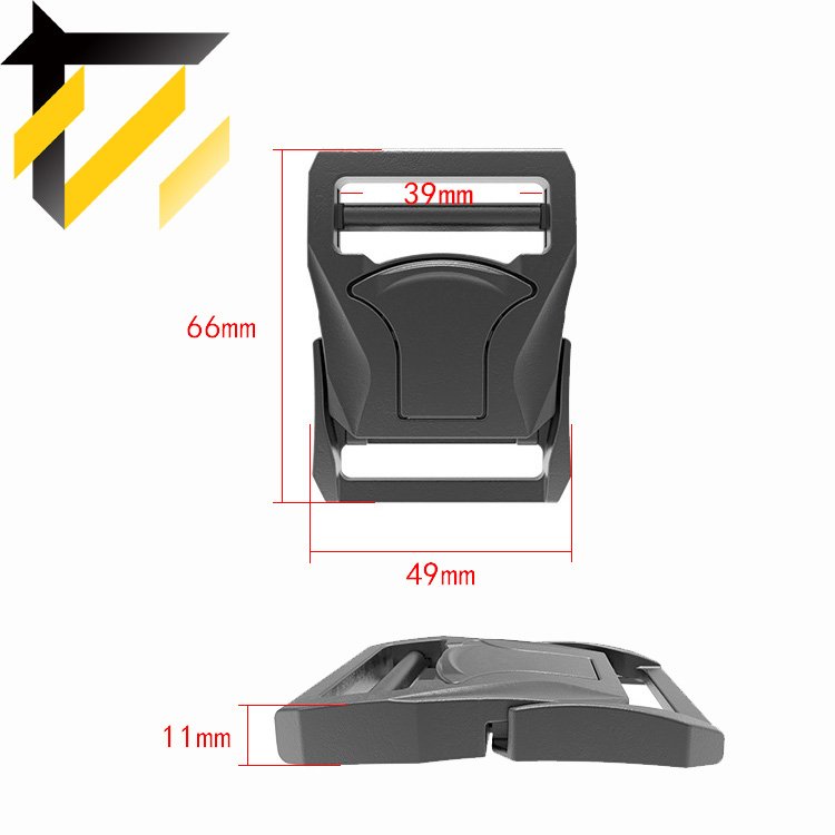 39 mm tactical style strength quick unlocking alloy tactical buckle