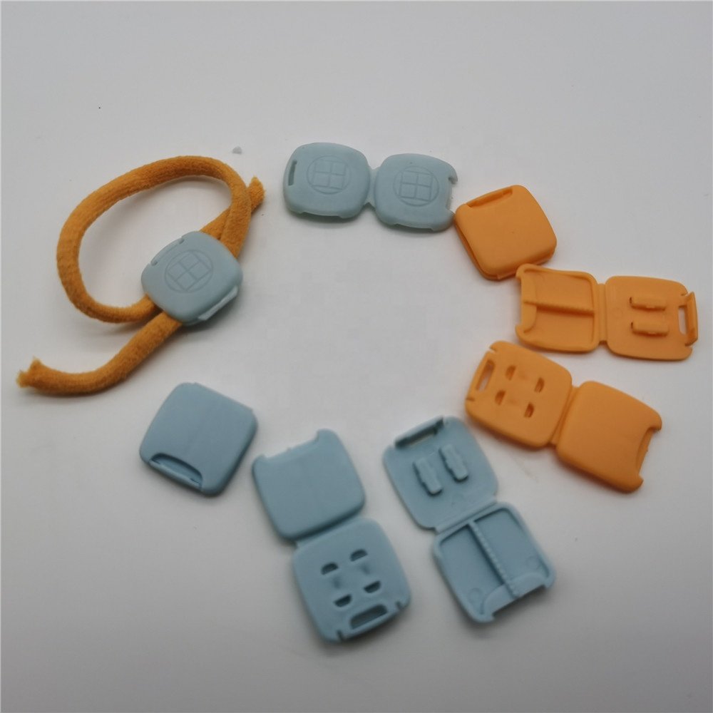 Plastic Threaded Cylindrical Rope Elastic Adjustable Buckle wristband buckle clip