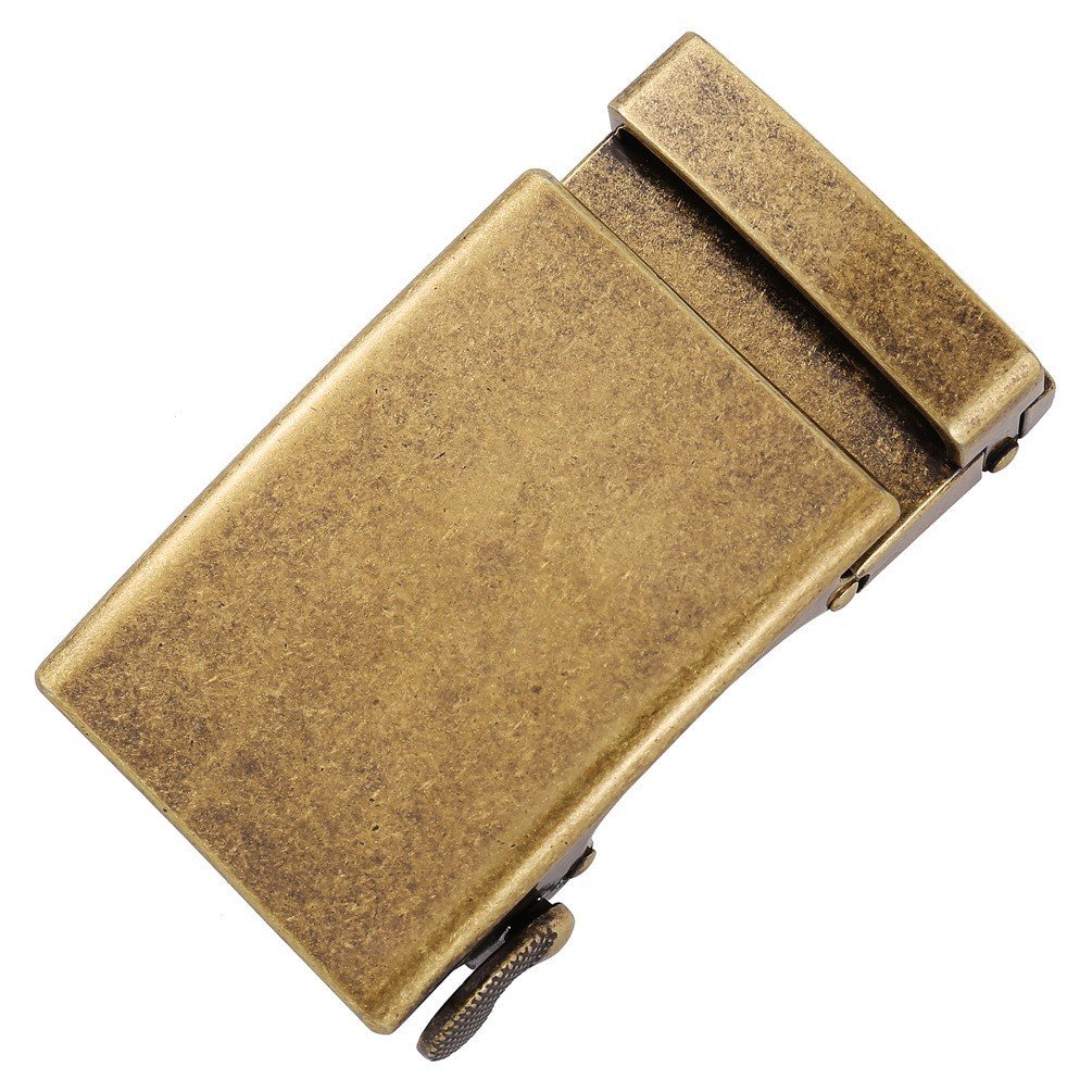 Factory Custom 35mm Metal Buckles High Quality Rose Gold Automatic Ratchet Men's Belt Buckle