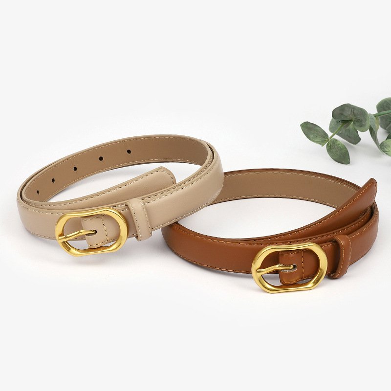 Korean Style PU Jeans Waist Belt Woman Leisure Casual Pin Buckle Student Belt Fashion