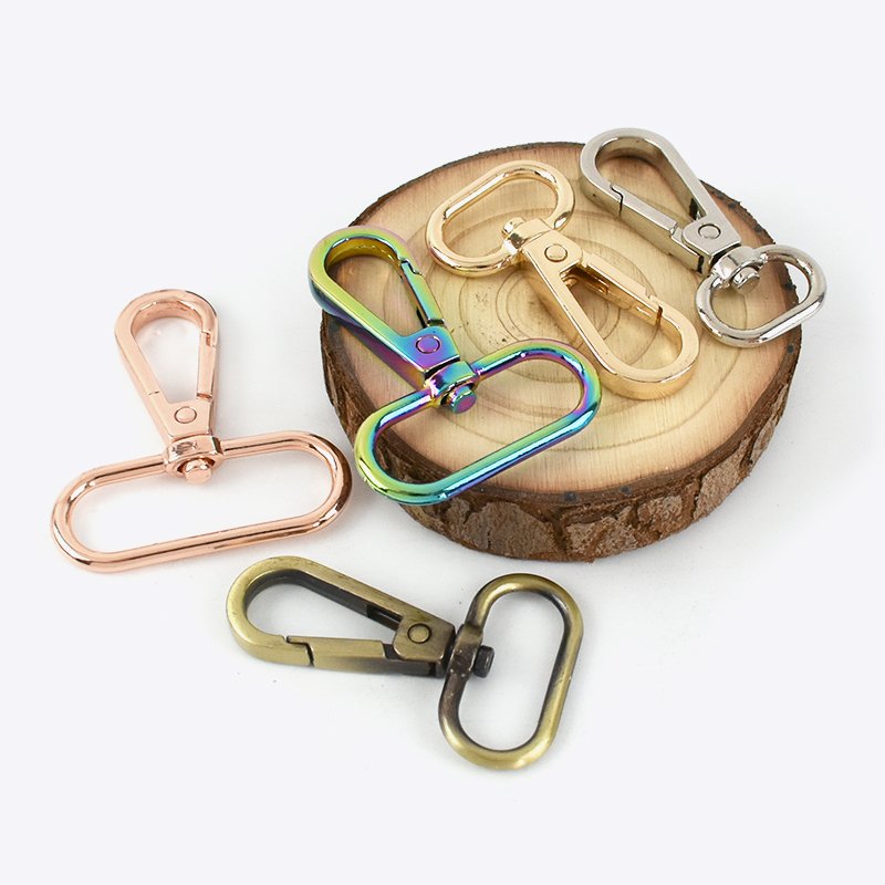 Meetee F4-1 16-50mm Alloy Dog Buckle Backpack Shoulder Strap Rotating Hook Buckle Women's Bags Chain Swivel Clasp Snap Buckles