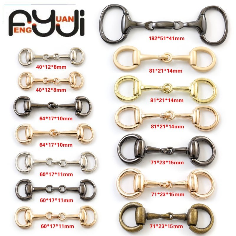 Metal Clip Buckles DIY Decorative Shoe & Garment Buckles for Belts & Bags Hardware Accessories