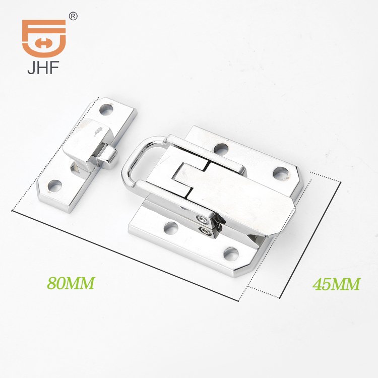 High Quality Personnalised Hasp Lock Catch Handbag Buckle Gold Silver Metal Colour Bag Hardware Wooden Box Latch