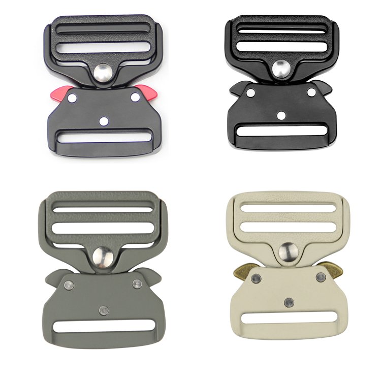adjustable nylon side release buckle 1.5inch metal alloy quick release buckle manufacturer tactical belt buckle 38mm