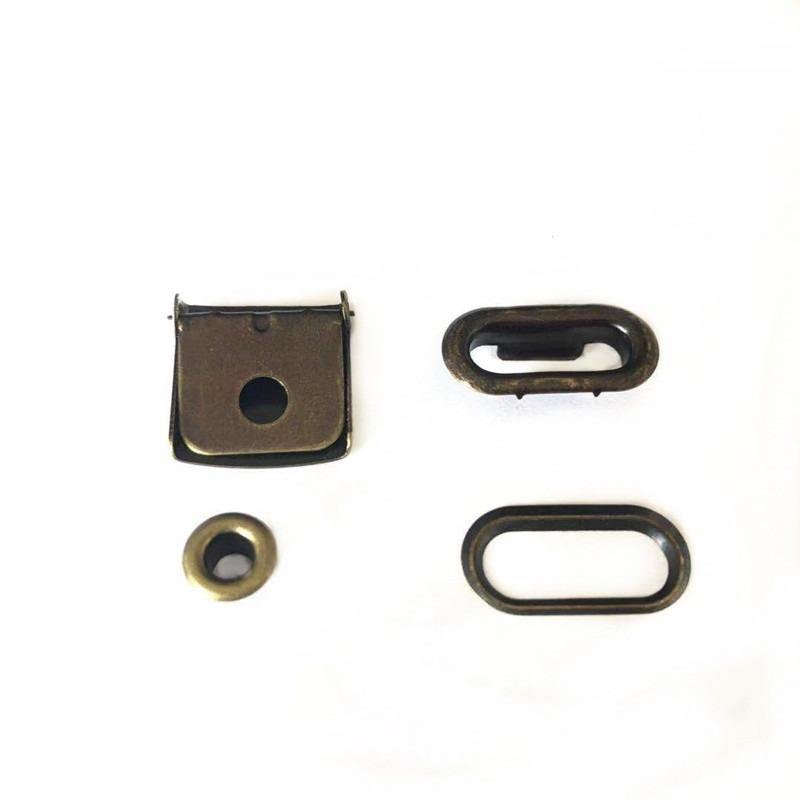 Four Parts Cap Accessories Sports Hat Custom Logo Color Baseball Hat Cap Buckle With Eyelets