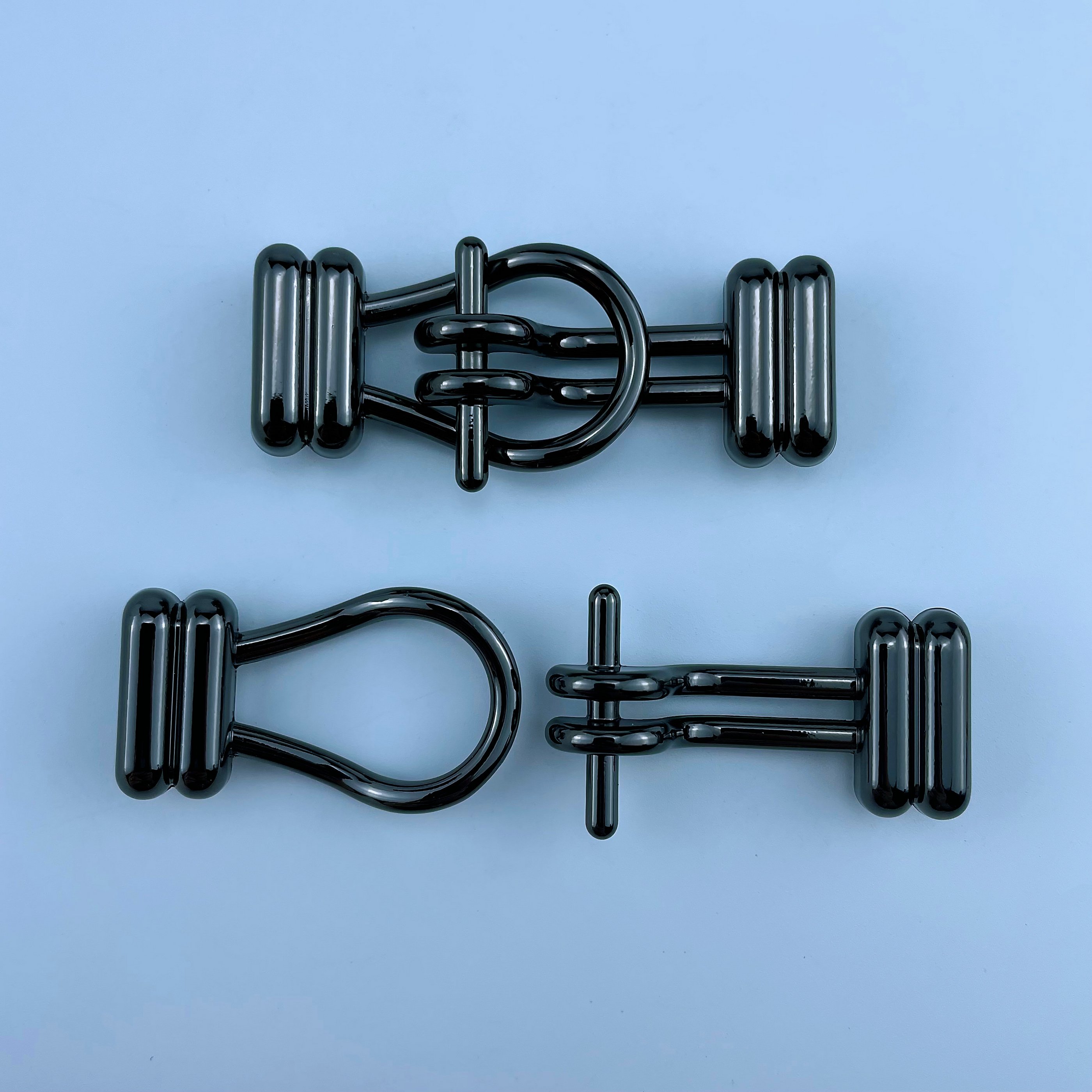 Metal Buckle Rings Frog Clip Adjustable Belt Buckles Bikini Connectors Plastic Buckle Clip Trimming and Sewing Accessories