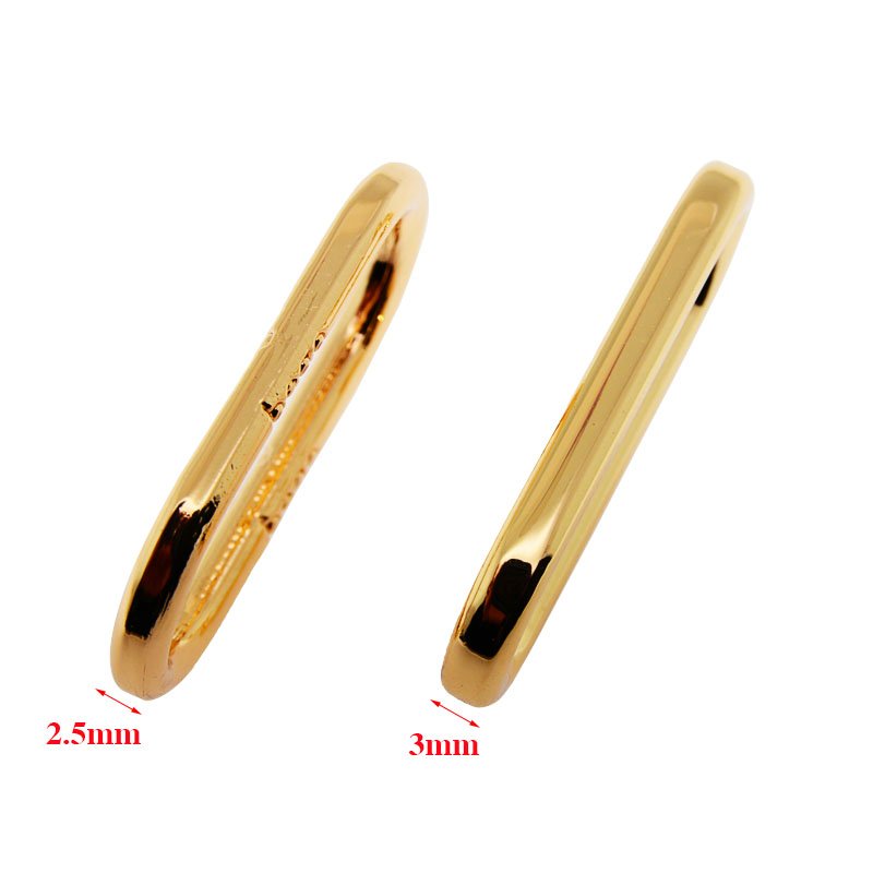 Fashion Metal Oval Ring handbag Hardware Colored Alloy Buckle Ring For Bag Handbag Leash Accessories