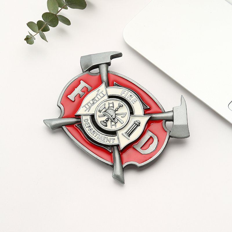 Metal OEM Zinc Alloy Metal Gold Silver Double plating Color 3D Custom Logo Name Cowboy Western Belt Buckle In Stock