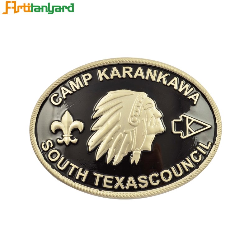 Belt Buckles Man Custom Metal Italian Eagle Logo Titanium Belt Buckles