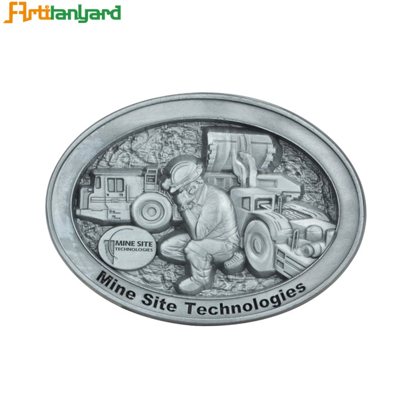 Belt Buckles Man Custom Metal Italian Eagle Logo Titanium Belt Buckles
