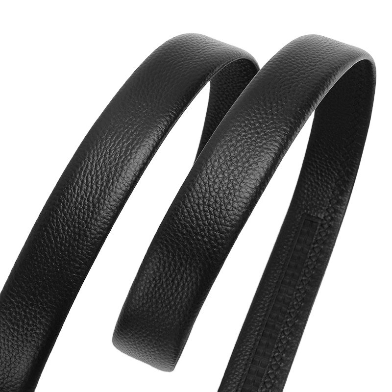 Casual Ratchet Automatic Ratchet Buckles Jeans Custom Mens Pure Real Full Grain Leather Belts Men's Cowhide Genuine Leather Belt