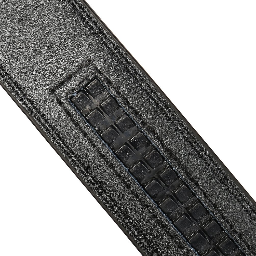 Casual Ratchet Automatic Ratchet Buckles Jeans Custom Mens Pure Real Full Grain Leather Belts Men's Cowhide Genuine Leather Belt