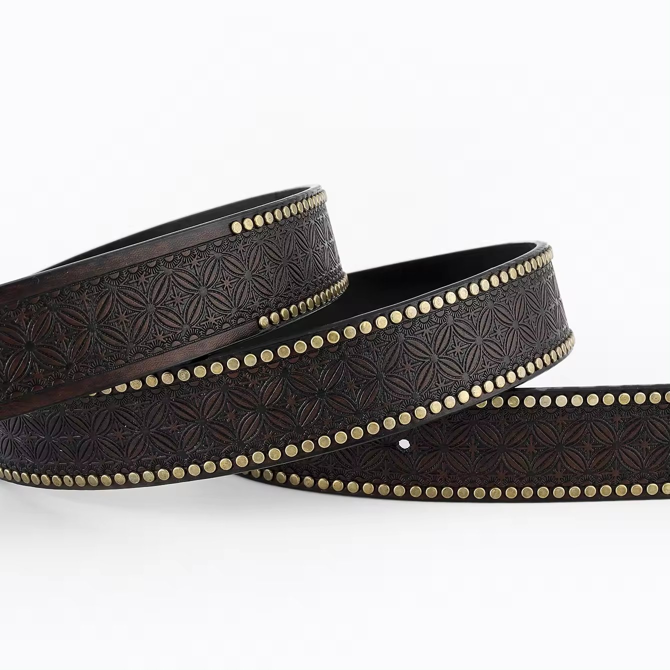 Metal Belt Buckle Manufacturers Designer Cowboy Leather Belt With Buckle For Men