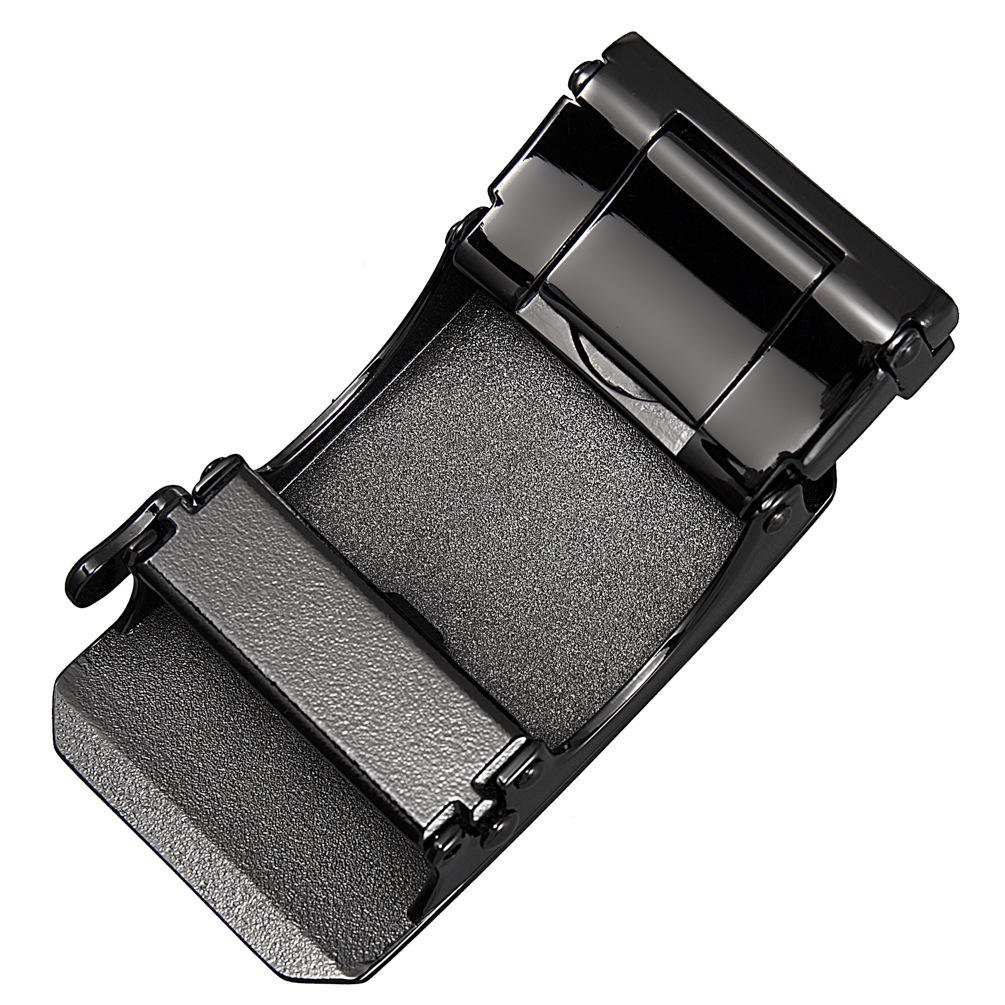 belt buckle Lqbelt New Men's Ratchet Belt No Strap Alloy Buckle Laser Logo Automatic Buckles For Men Custom Model Factory Wholesale Stock belts