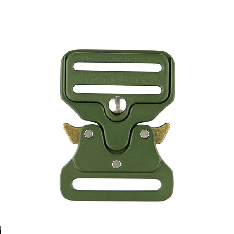 High Quality Adjustable Inner Width 38mm Zinc Alloy Buckles Quick Release Nylon Tactical Belt Buckle