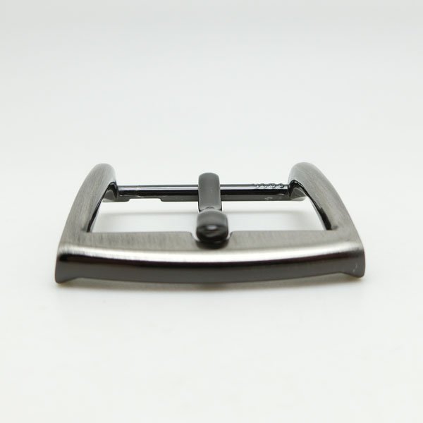 Elegant Brushed Gunmetal Neutral Fashion Durable 30MM Metal Pin Belt Buckles For Men Luxury Leather Belt