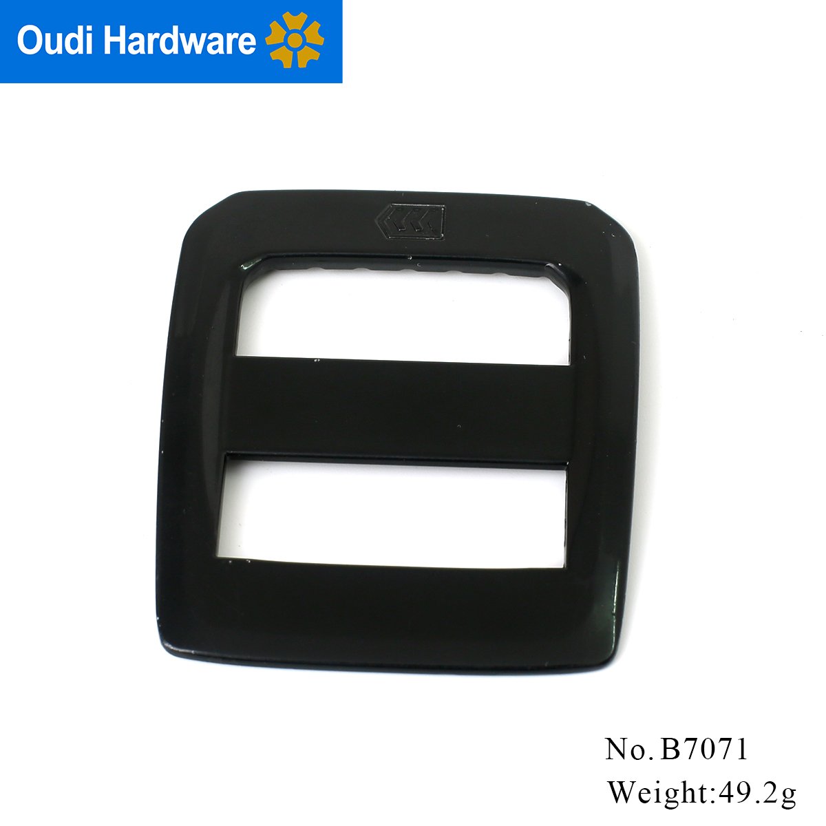 High Quality Sliding Black Metal Tri-Glide Buckle For Bag Strap