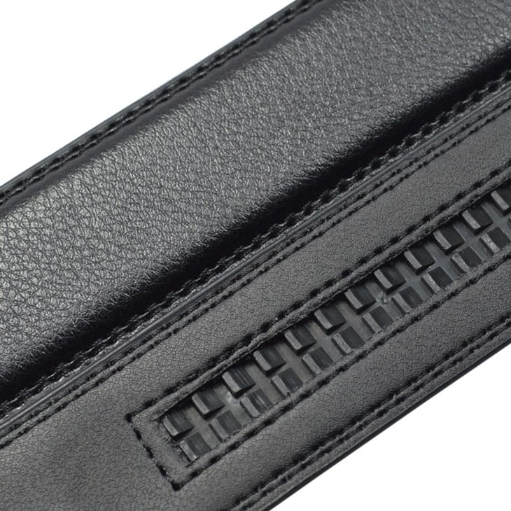 Men's Automatic Ratchet Buckle Belt Genuine Leather Belts Male Custom Logo Men Grain Leather Belt