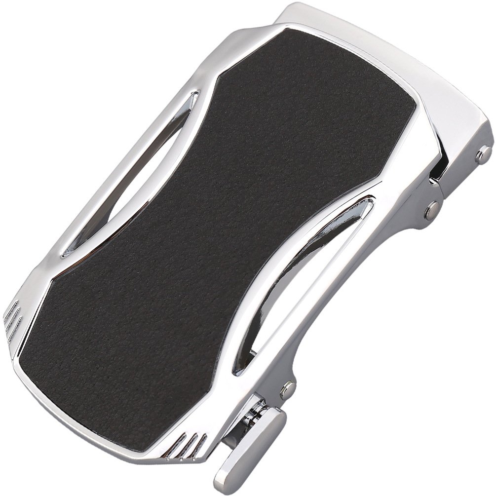 Men's Automatic Ratchet Buckle Belt Genuine Leather Belts Male Custom Logo Men Grain Leather Belt