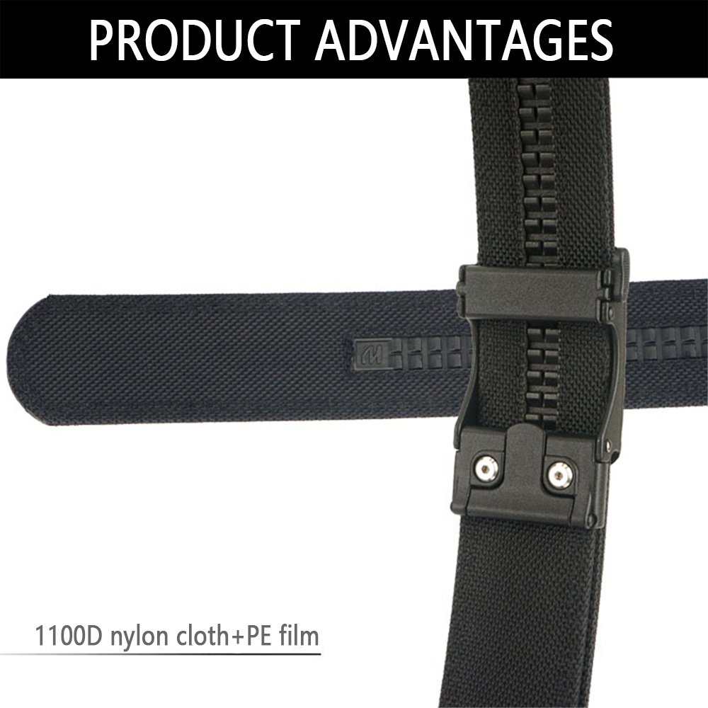 TUSHI New 3.8CM Zinc Alloy Tactical Buckle Elastic Woven Belt Men's Casual Belt Can Be Customized Logo Tactical Combat Belt