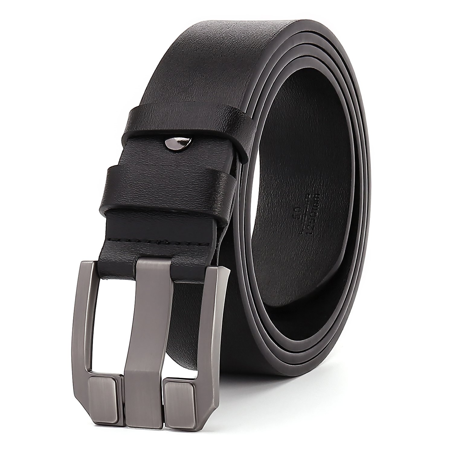 Customizable logo leather belt high-quality durable men's pin buckle belt wholesale cheap price belt men