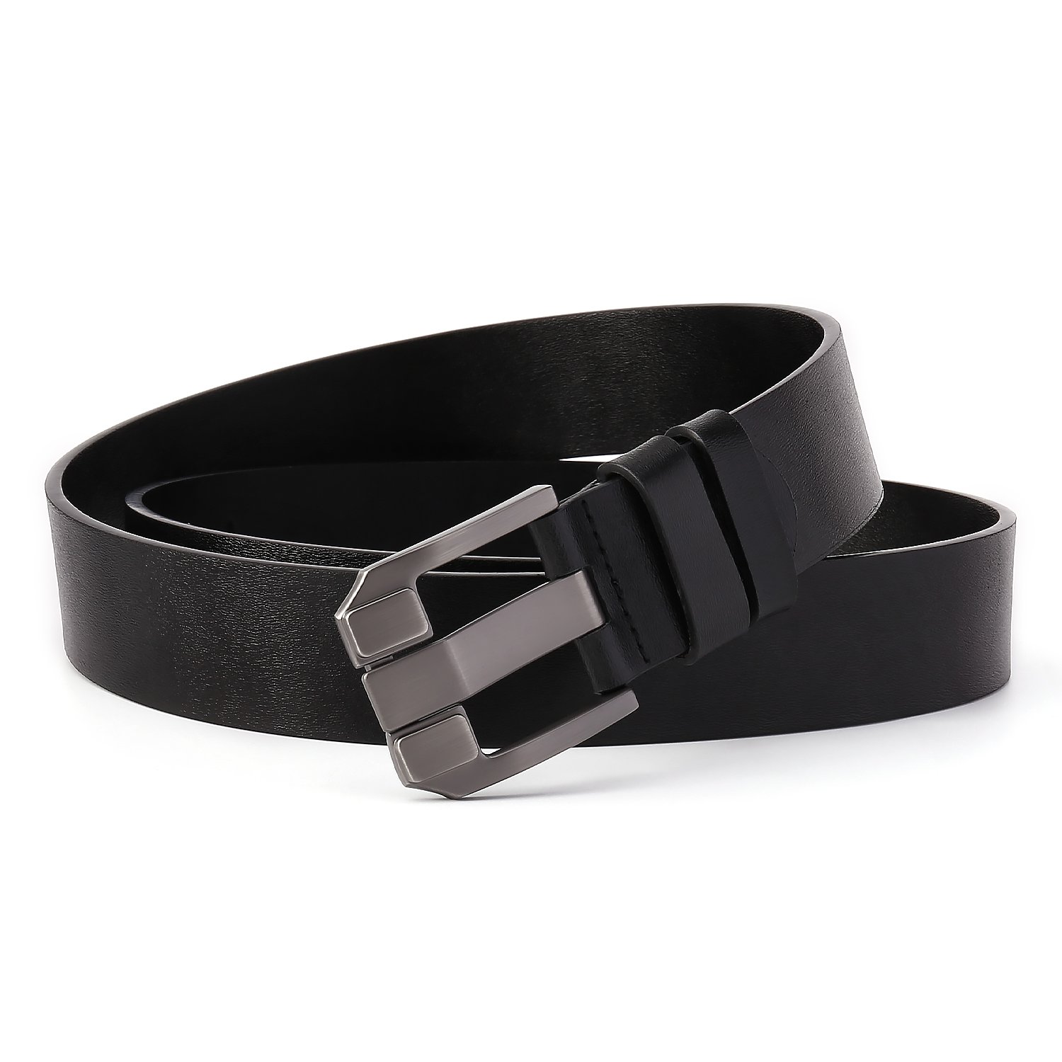 Customizable logo leather belt high-quality durable men's pin buckle belt wholesale cheap price belt men